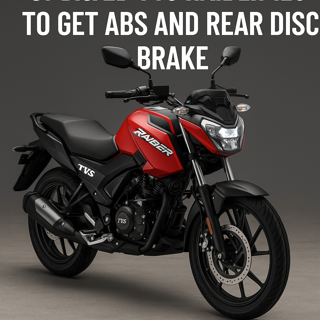 Updated TVS Raider 125 to Get ABS and Rear Disc Brake – First in Its Segment