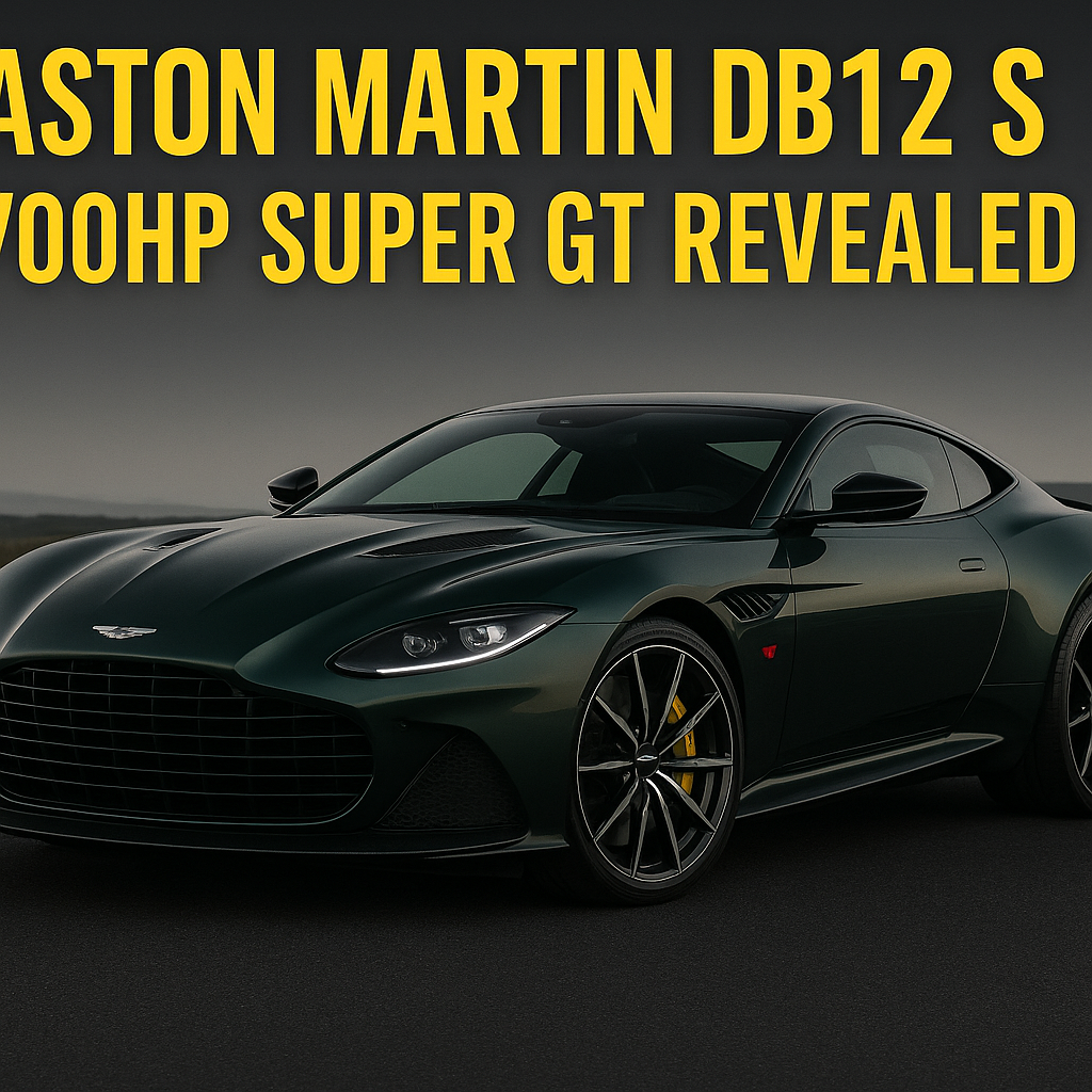 Aston Martin DB12 S: The 700hp Super GT That Redefines Luxury and Performance