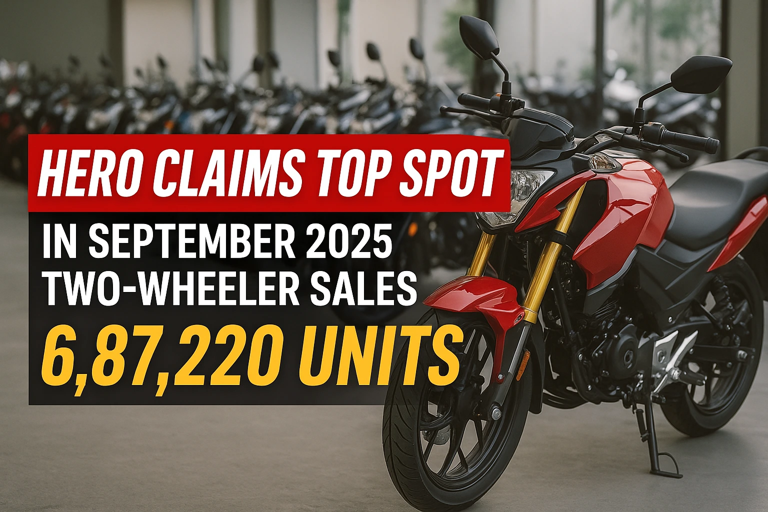 Hero Claims Top Spot in September 2025