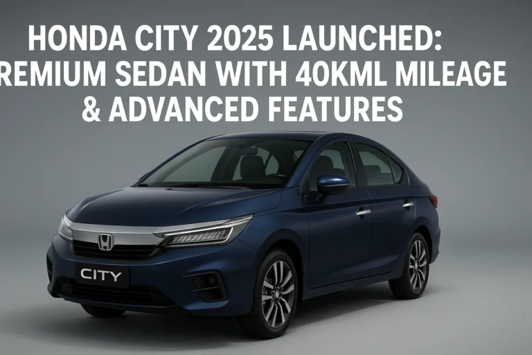 Honda City 2025 Launched